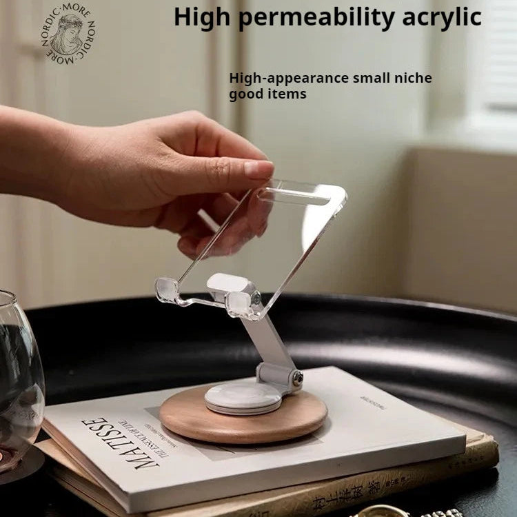 360 Rotate Waterproof Acrylic Phone Holder Mount