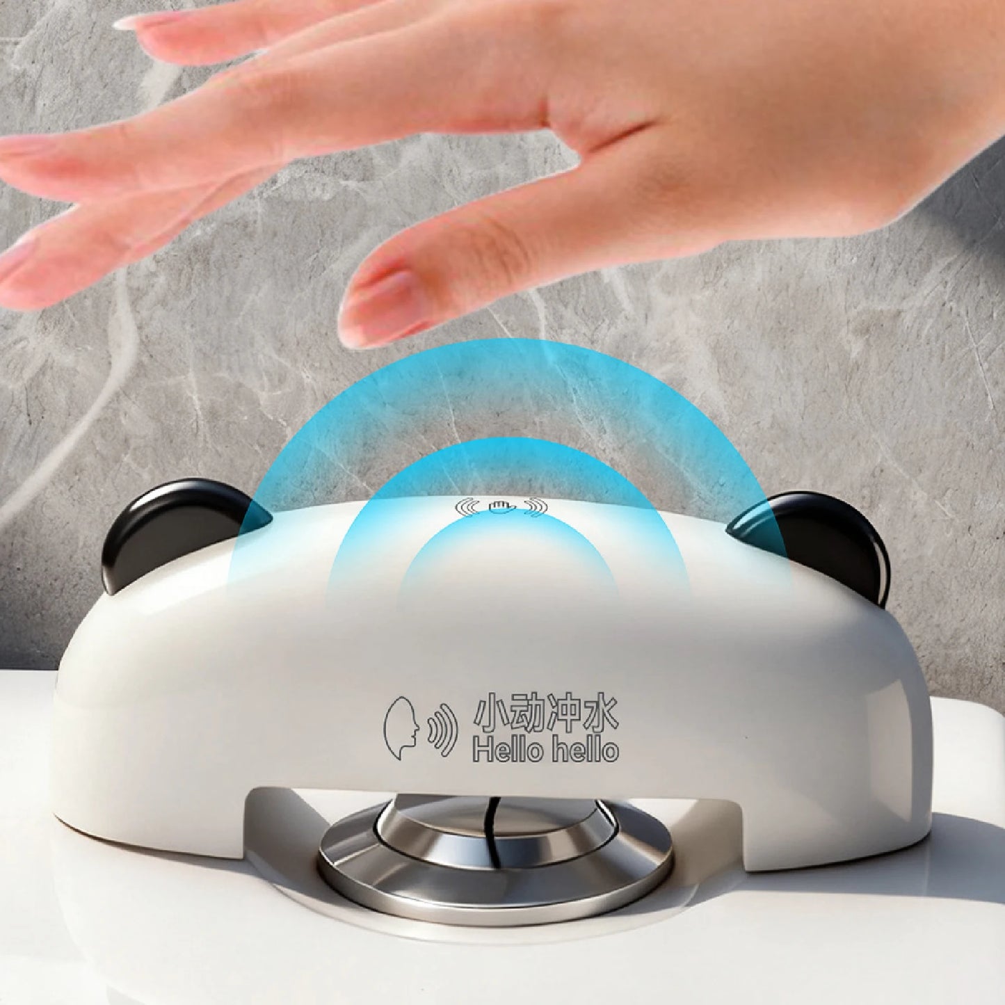 Voice Control Motion Sensor Toilet Flusher