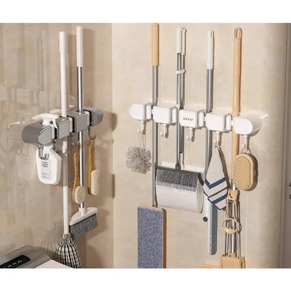 Suction Base Wall Mounted Mop Holder
