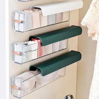 6 Cells Wall Mount Socks Underwear Drawer Organizer