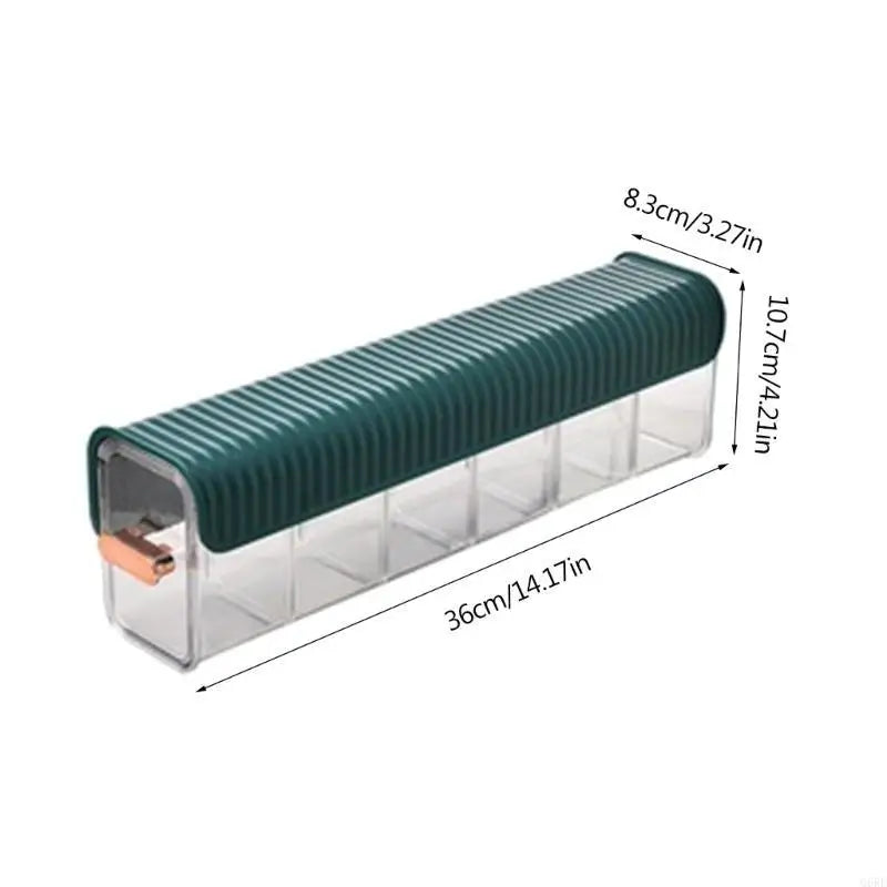 6 Cells Wall Mount Socks Underwear Drawer Organizer
