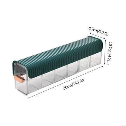 6 Cells Wall Mount Socks Underwear Drawer Organizer