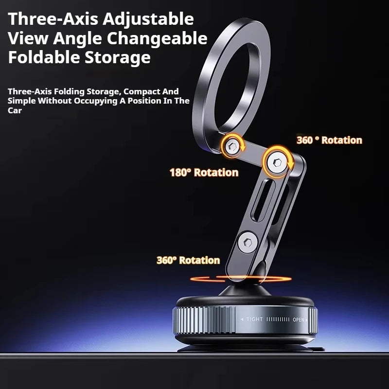 Foldable Magnetic Car Dashboard Phone Holder