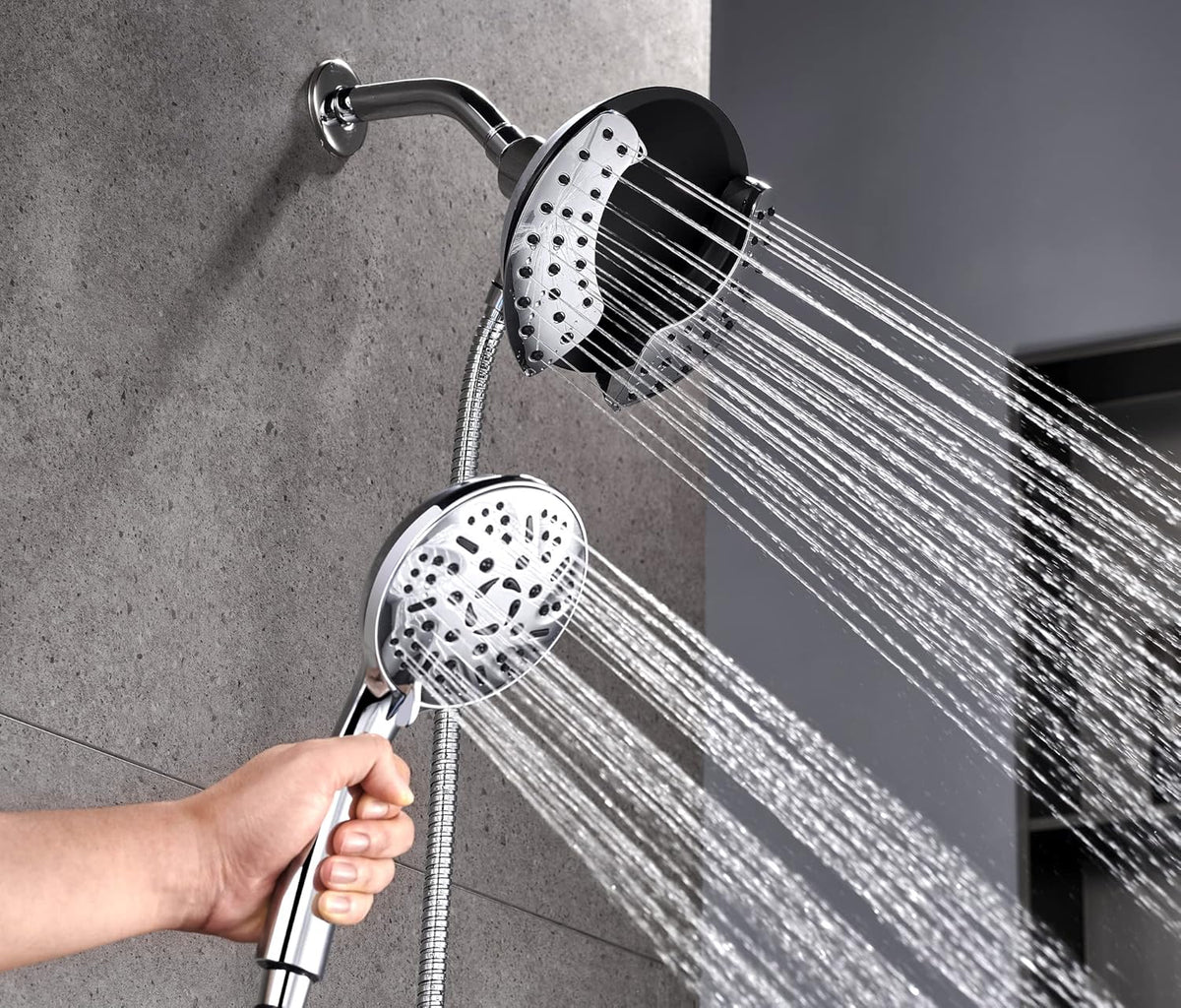 2 In 1 Magnetic & Rotatable Shower Head