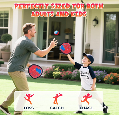 Baseball Glove And Toss-And-Catch Toy