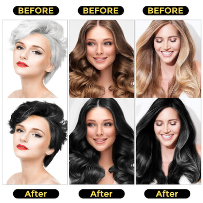 3- IN 1 Instant Black Herbal Hair Dye Shampoo (100 ml)