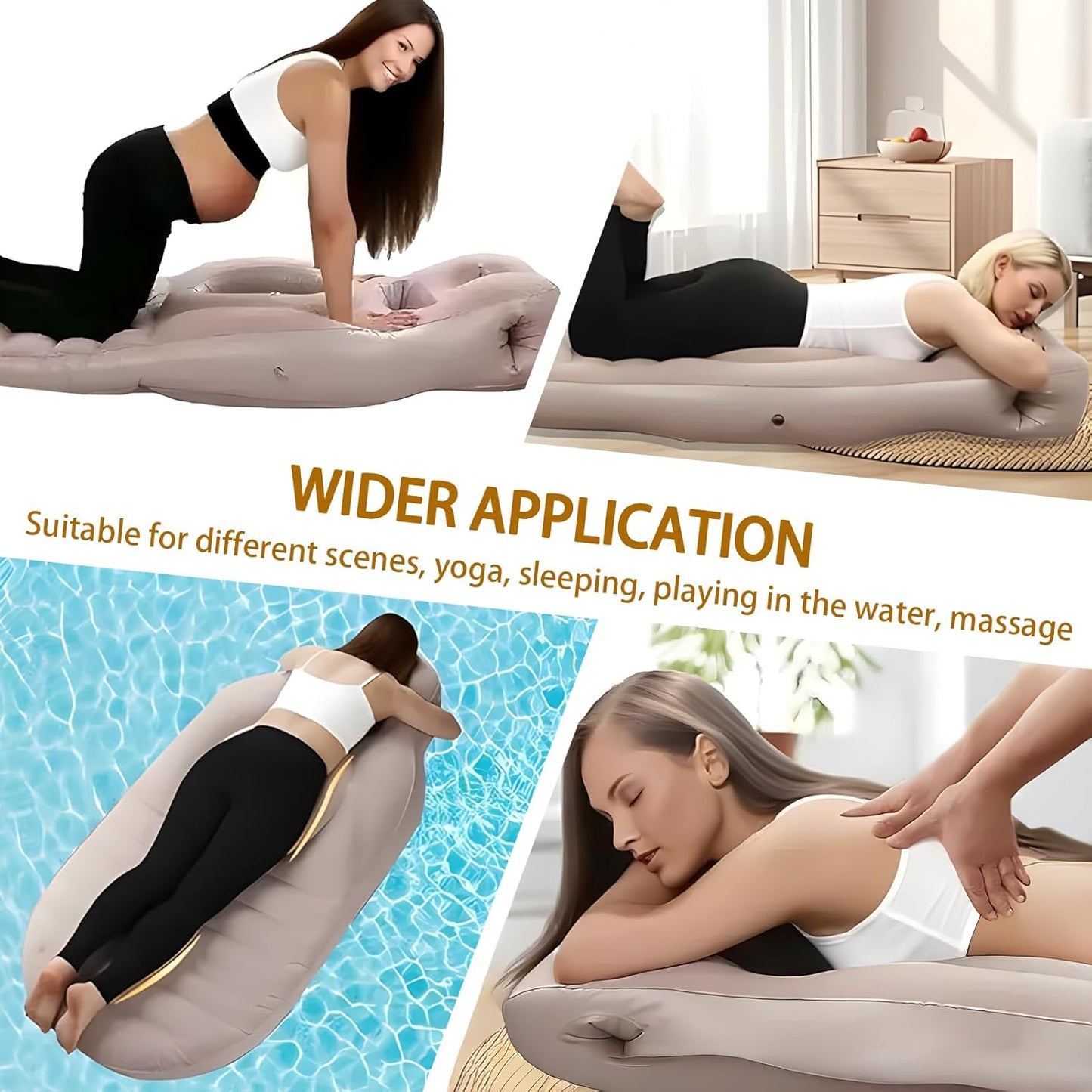 Inflatable Pregnancy Pillow (Cozy Bump)