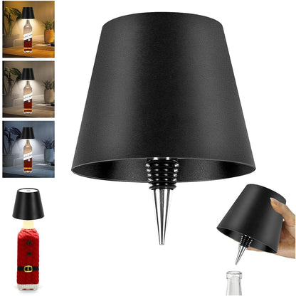 Metal Wireless Bottle Lamp (Pack Of 4)