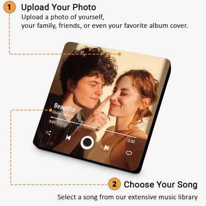 Acrylic Personalized Fridge Magnet Music Album Cover