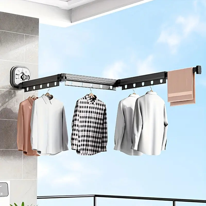 Wall Mounted Retractable Drying Rack