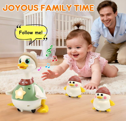 4 Duck Musical Crawling Toy Set