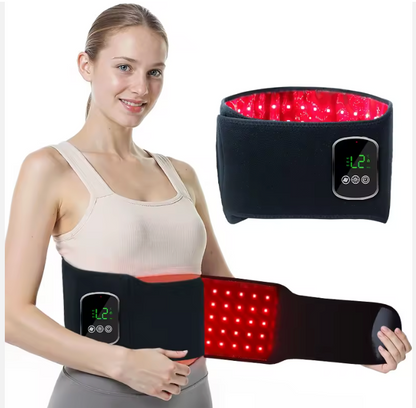 Rechargeable Massage Belt with Red Light Therapy