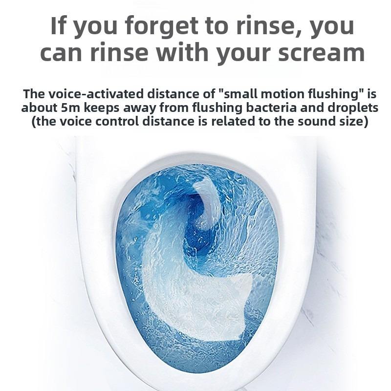 Voice Control Motion Sensor Toilet Flusher