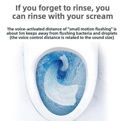 Voice Control Motion Sensor Toilet Flusher
