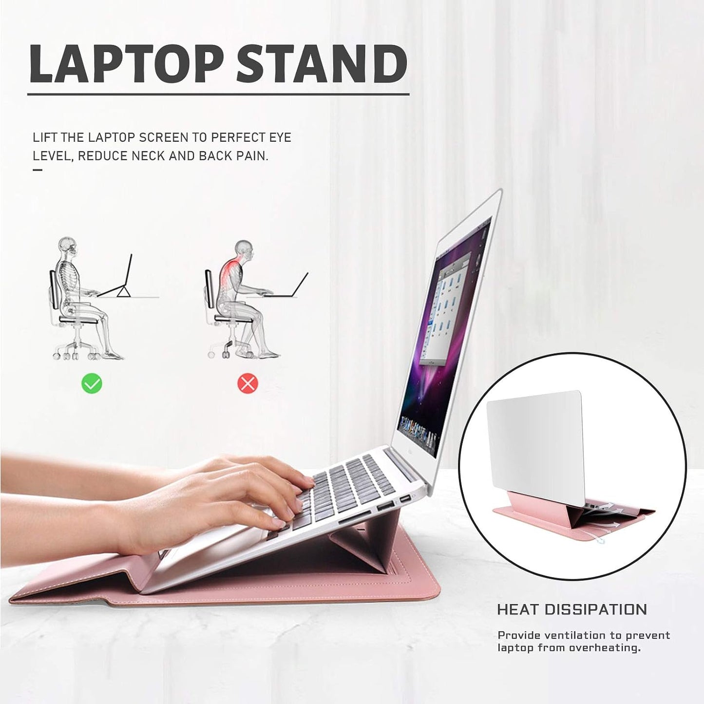 3 in1 Waterproof Laptop Sleeve Case