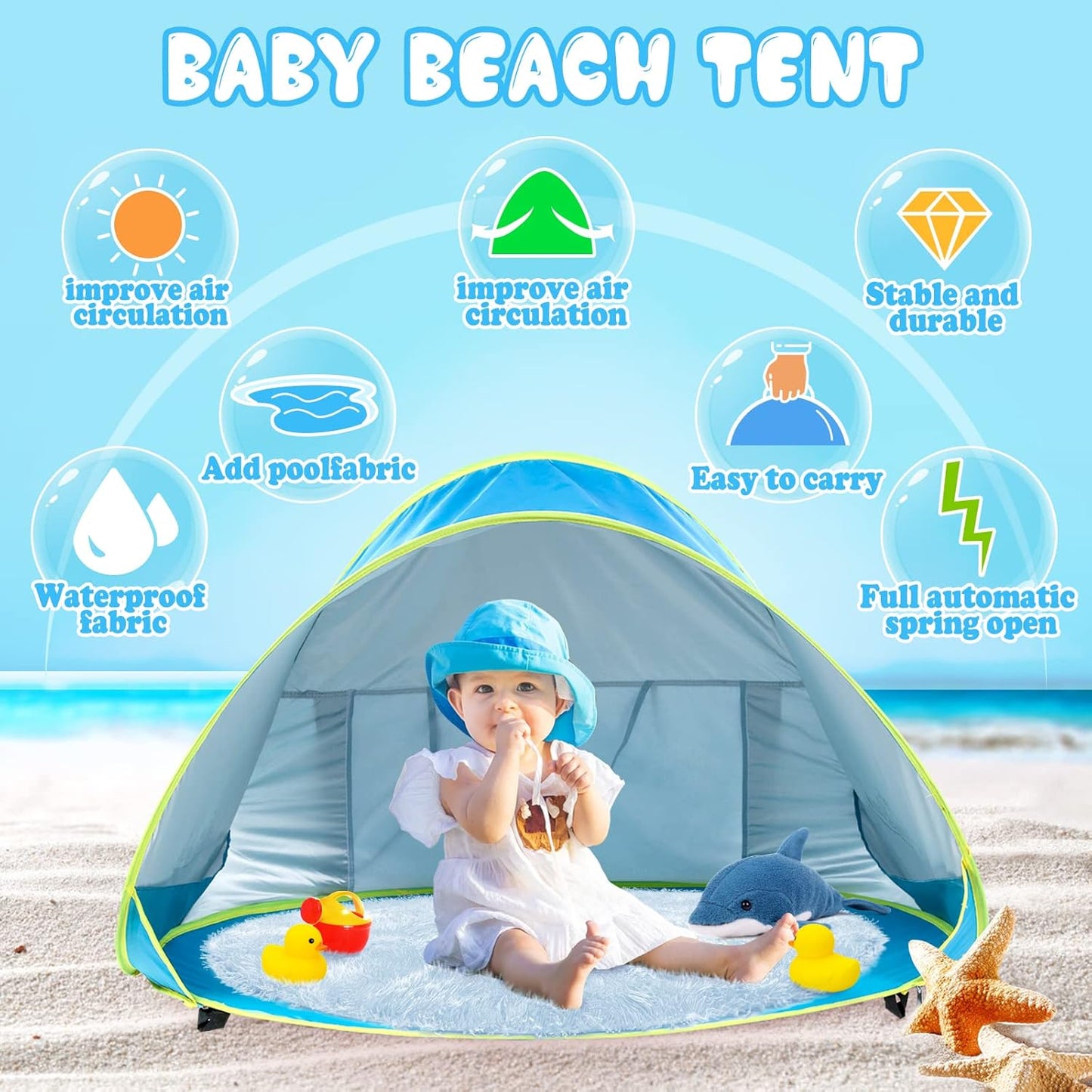 Portable Baby Cooling Pool Tent