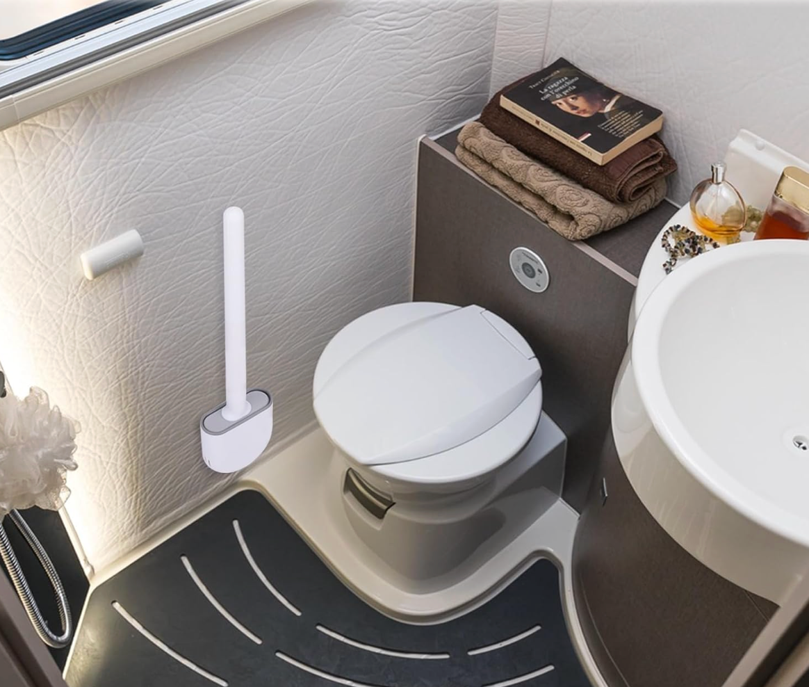 Silicone Toilet Brush with Holder