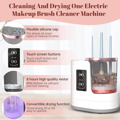 2-in-1  Makeup Brush Cleaner&Dryer