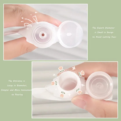 Squeeze & Refillable Leakproof Plastic Pouch Set