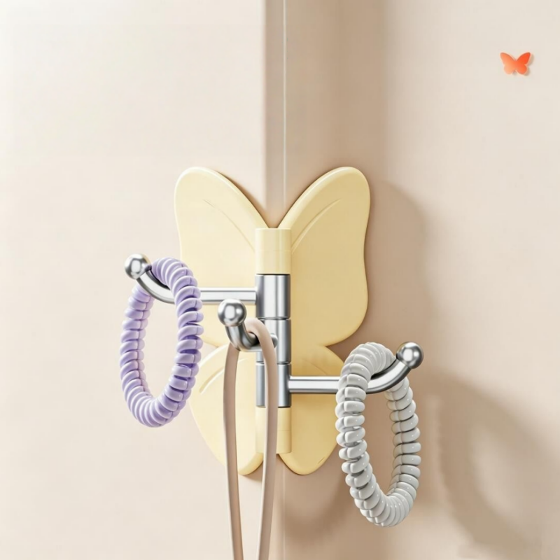 Rotating Butterfly Triple Hook (Pack of 5)