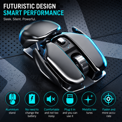 Inphic PX2 Metal Wireless Office & Gaming Mouse