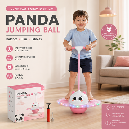 Panda Jumping Ball  — Fun Fitness Balance Play (Children & Adults)