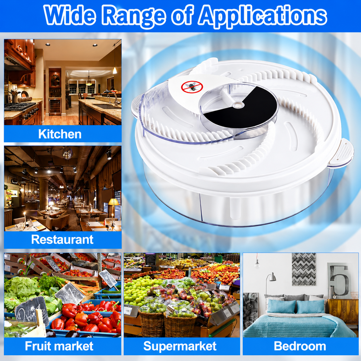 Electric Rotating Fly Catcher