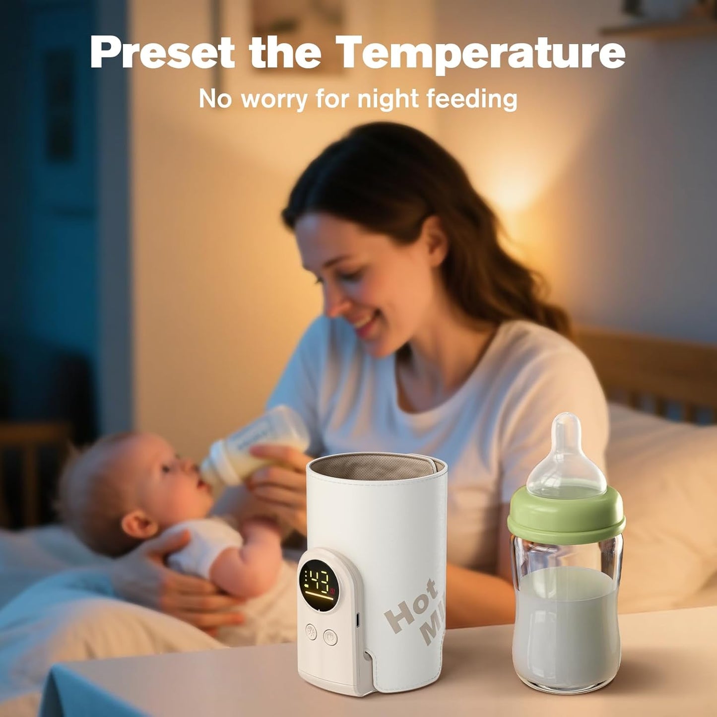 USB Rechargeable Baby Bottle Warmer