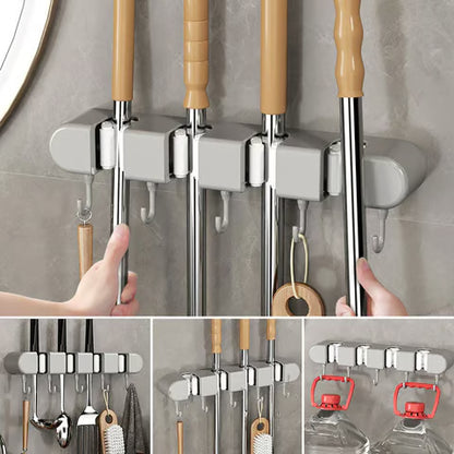 Suction Base Wall Mounted Mop Holder