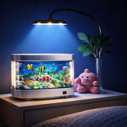 LED Moving Fish Aquarium Lamp