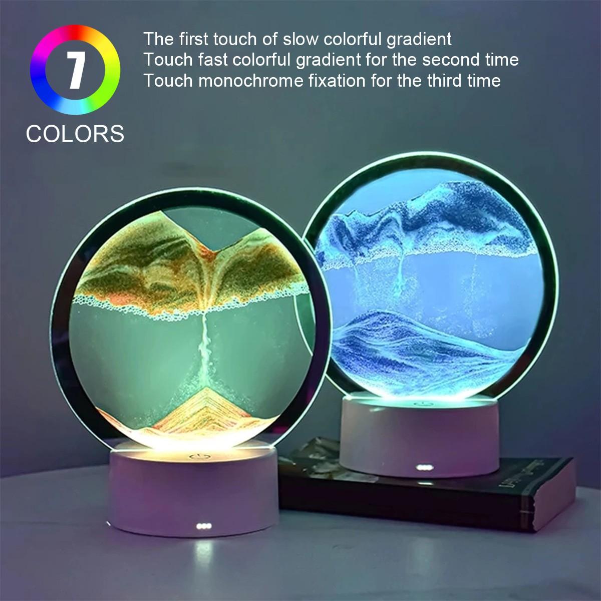 LED Hourglass Table Lamp