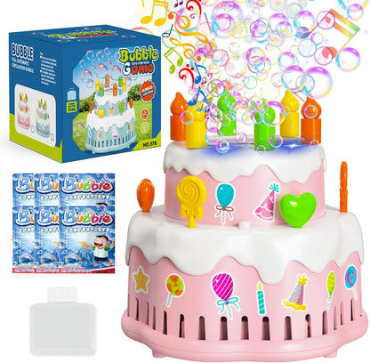 Birthday Cake Bubble Machine