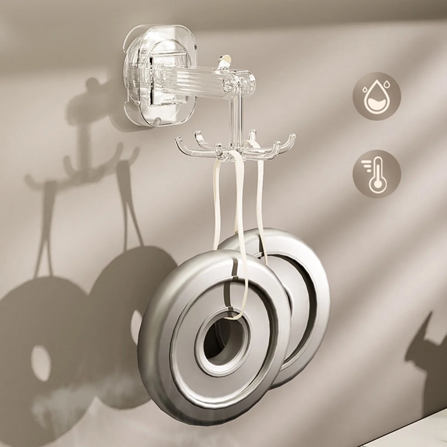 Multi-Purpose 360 Degrees Rotating Suction Hook