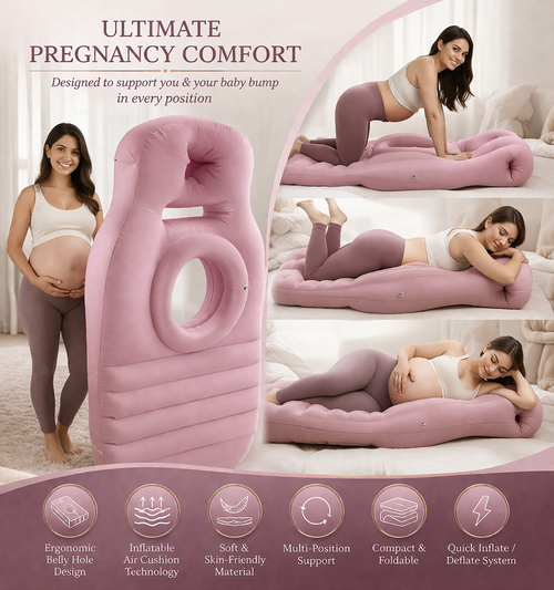Inflatable Pregnancy Pillow (Cozy Bump)