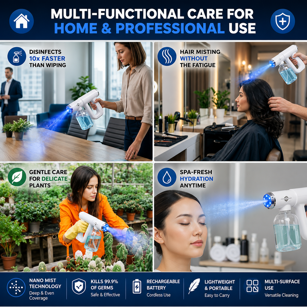 Rechargeable Nano Mist Sprayer Sanitizer