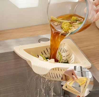 Magnetic Corner Sink Strainer Basket