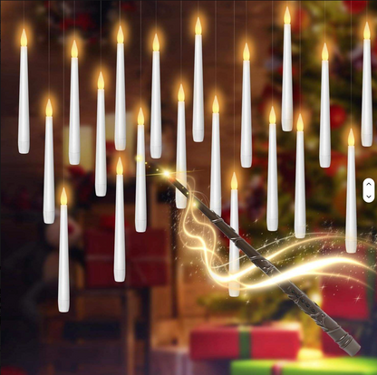 Floating Candles with Wand Remote