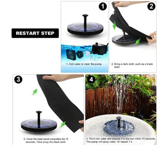 Mini Solar Water Fountain Pump