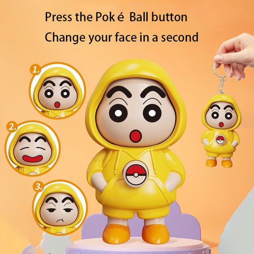 Shinchan Rotating Keychain