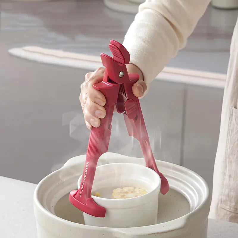 2-In-1 Anti-Scalding Bowl & Plate Clip Holder