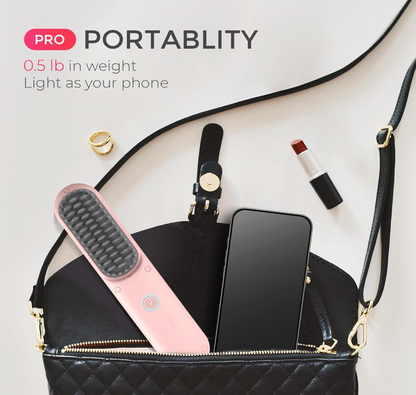 Cordless Hair Straightener Brush