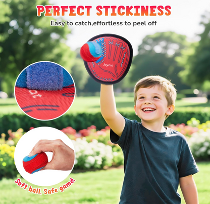 Baseball Glove And Toss-And-Catch Toy