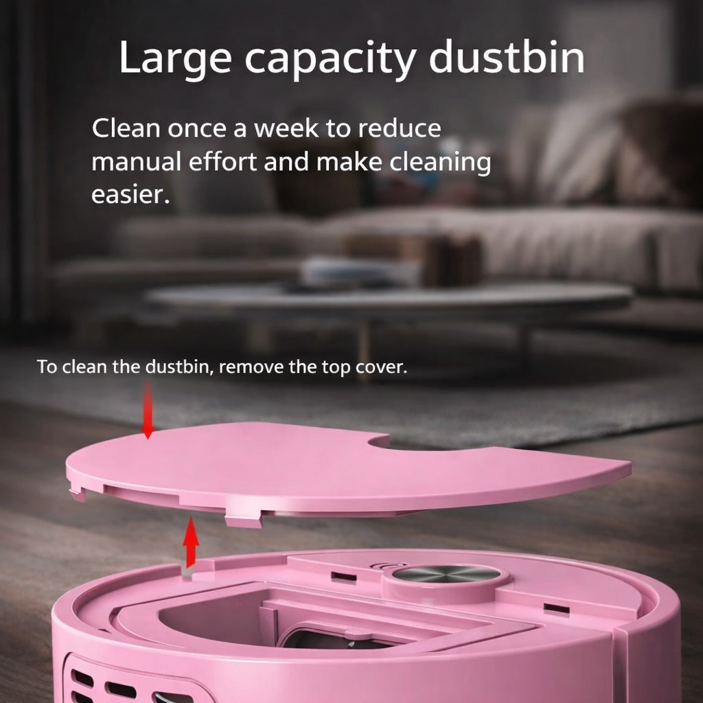 3-in-1 Mini Robotic Sweeper & Vacuum Cleaner