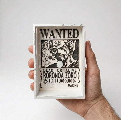 Roronoa Zoro Anime Shadow Lamp