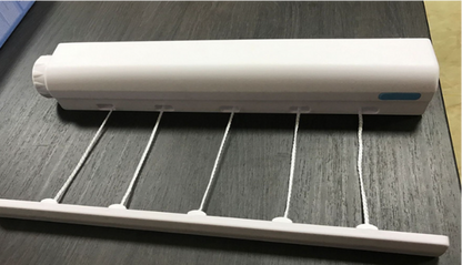 5 Line Retractable Wall Mounted Cloths Drying Rack
