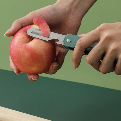 4-in-1 Fruit Knife Peeler, Opener,  Cutter with fork