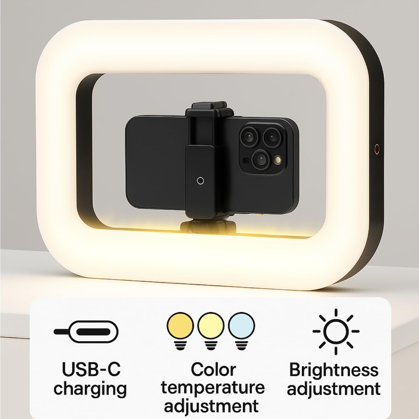 GlowPro™ LED Ring Light For Vlogging