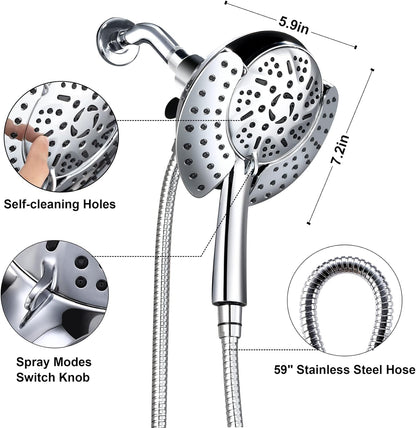 2 In 1 Magnetic & Rotatable Shower Head
