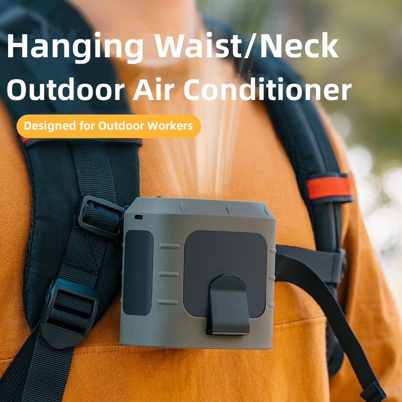 Portable Waist Clip Fan With Power Bank