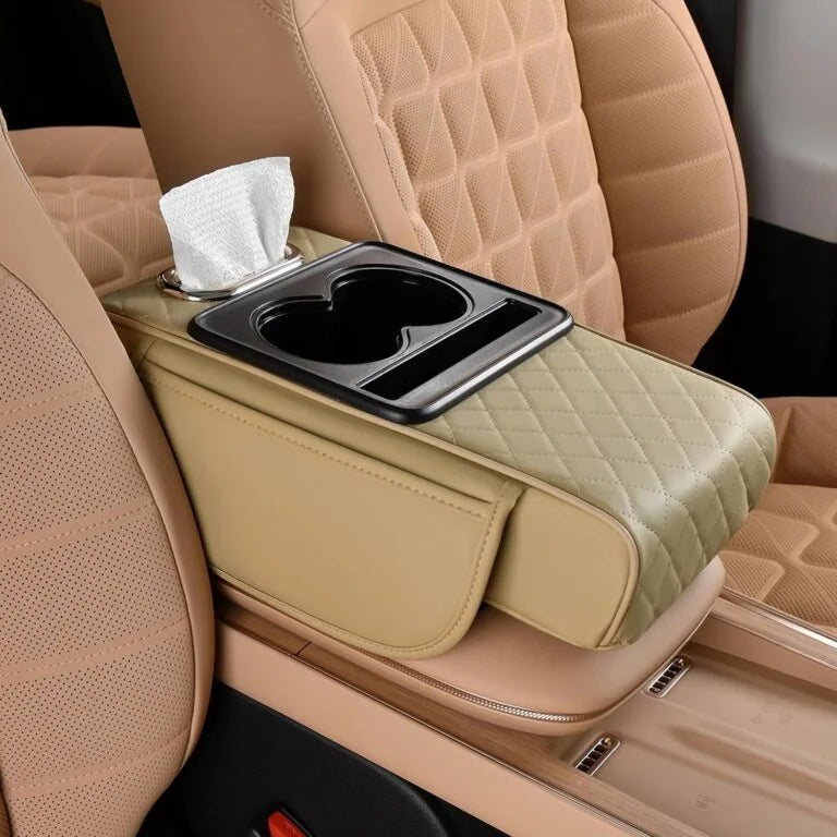 5-in-1 Car Armrest Console Cushion - Universal Fit